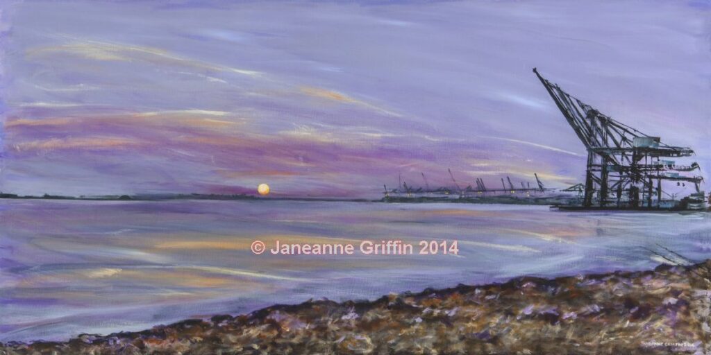 Northwest from Landguard